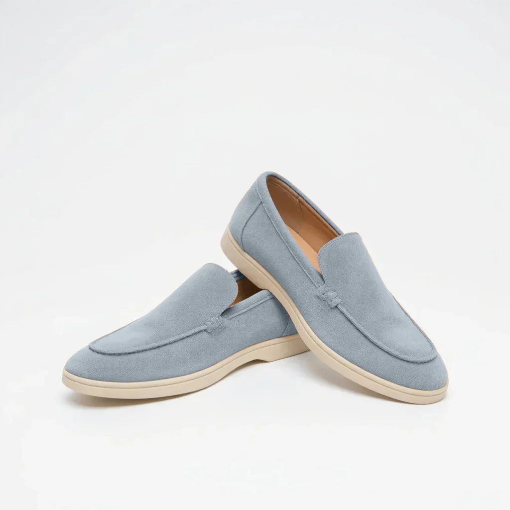 MONACO Old Money Collection: Black Suede Loafers