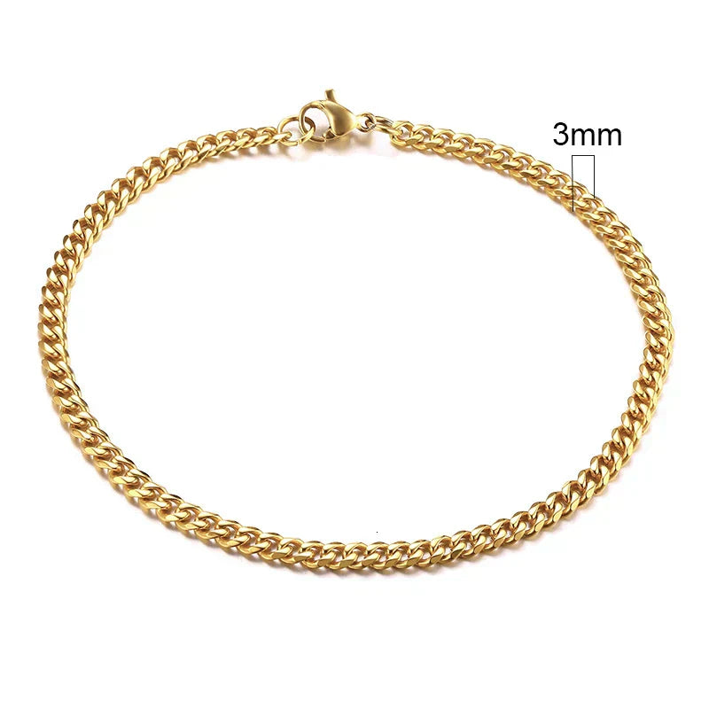 Eddie Men's Steel Miami Link Bracelet