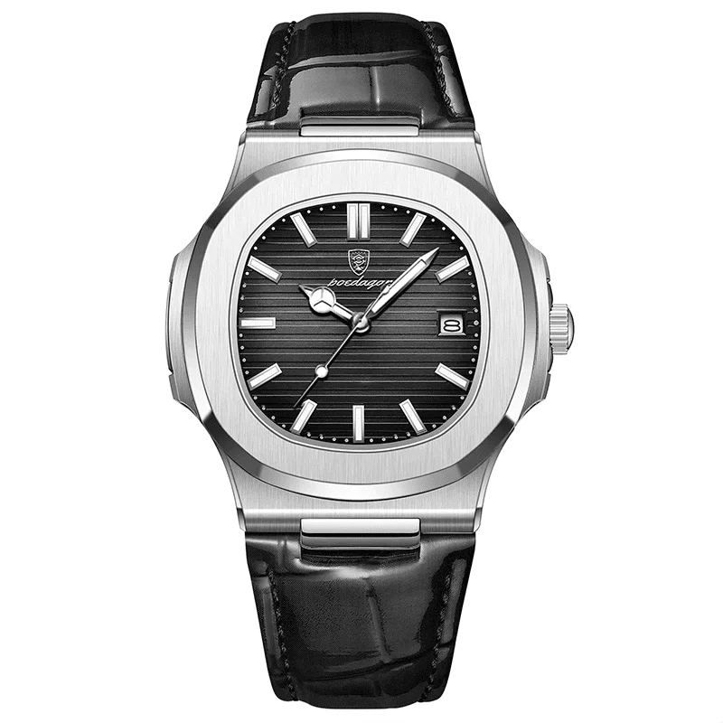 Genuine Leather Nautilus Watch for Men