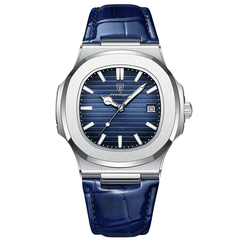 Genuine Leather Nautilus Watch for Men