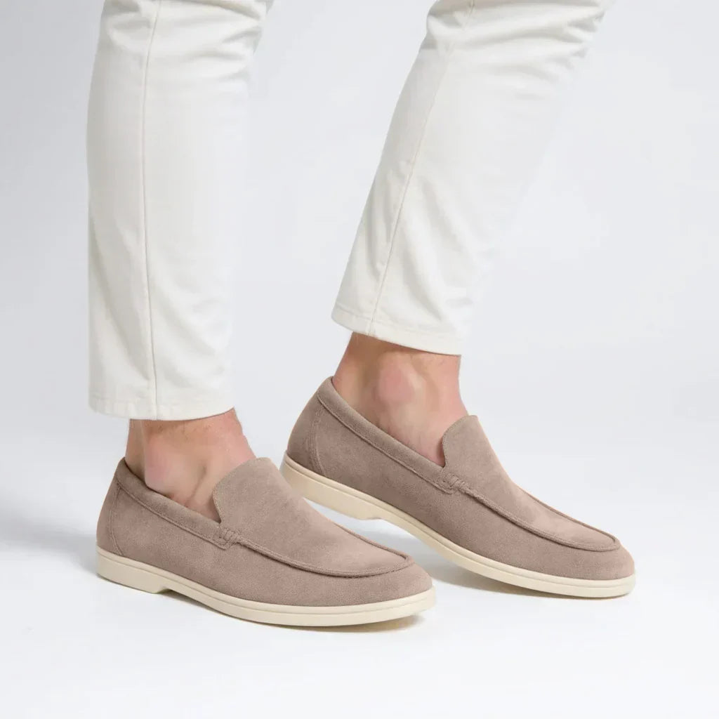 MONACO Mocha Suede Loafers - Timeless Elegance Inspired by Old Money