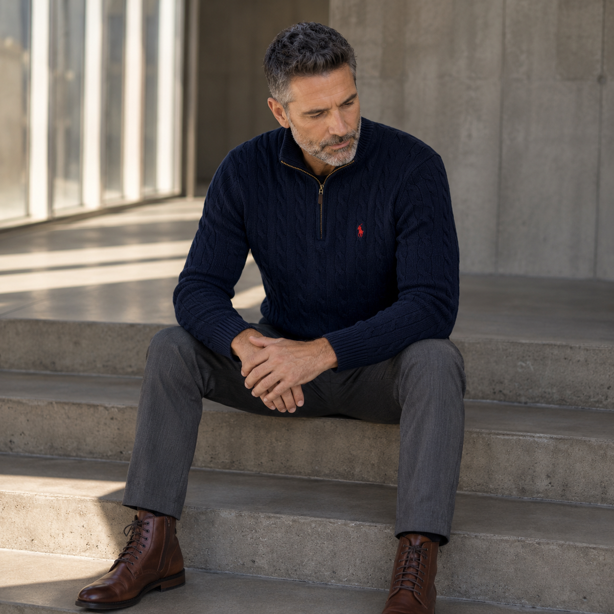 R&L™ Cashmere-Wool Blend Pullover
