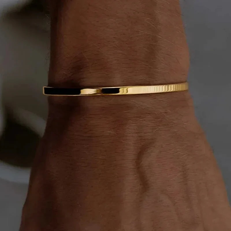 Men's Steel Cuff Bracelet