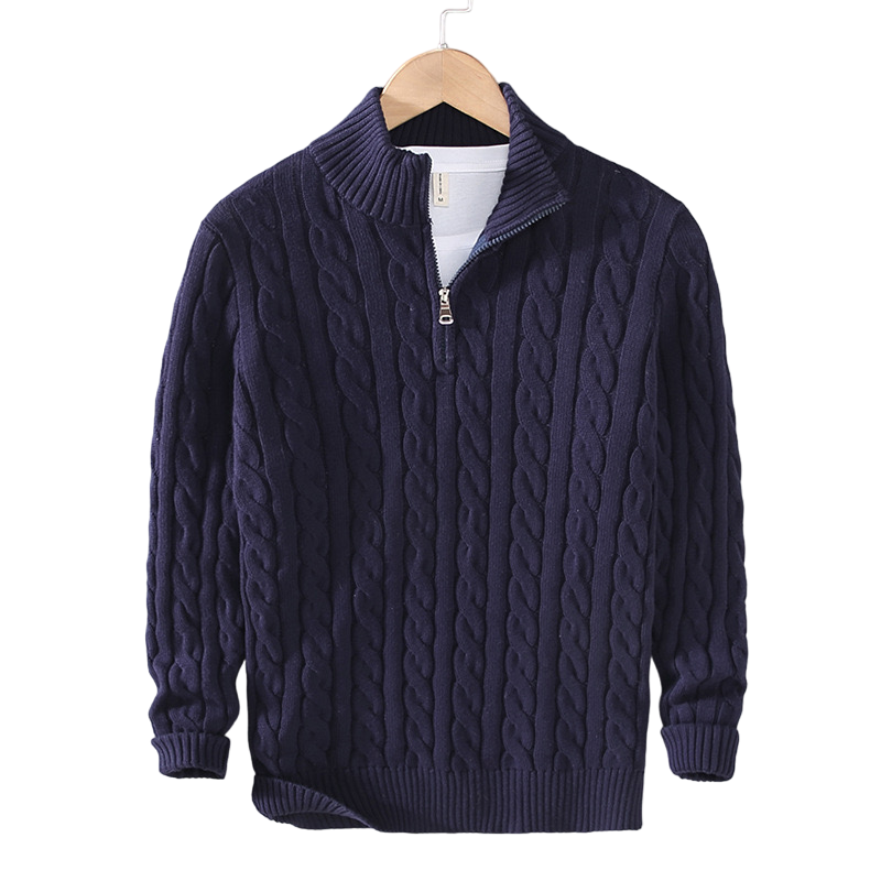 Conjunto elegante de polo de invierno para brunch